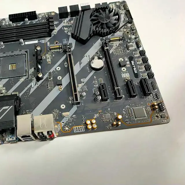 Alt view image 7 of 7 - X570-A PRO ForAM4 DDR4 128G PCI-E 4.0 M.2*2 SATA3 USB3.2 ATX PC Desktop Motherboard