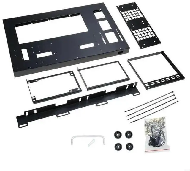 Alt view image 3 of 4 - Mining Rig Frame for GPU Aluminum Open Miner Rig Case Rack for Bitcoin Currency Mining Accessory