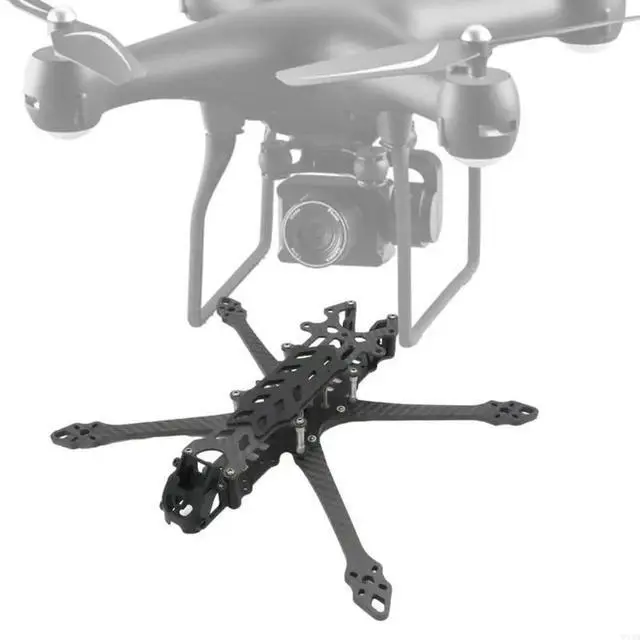 Alt view image 3 of 4 - Full Set 7inch Carbon Fiber Frame 5.0mm Arm Quadcopter H Type Frame Accessories for Racing UAV, FPV Aircrafts