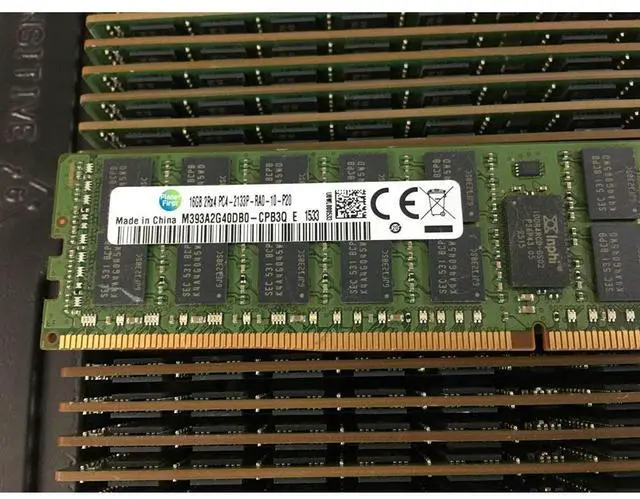 Main image of 1PCS RAM 16GB 16G 2RX4 DDR4 PC4-2133P 2133 Server Memory For M393A2G40DB0-CPB3Q
