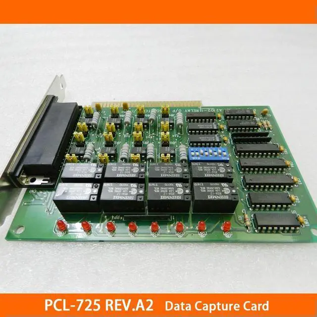 Main image of PCL-725 REV.A2 For Advantech Data Capture Card ISA Bus 8 Relay Output I/O CardFast Ship