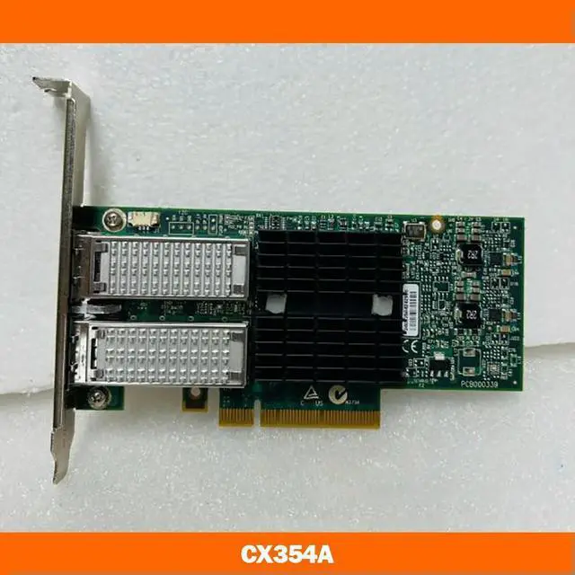 Alt view image 5 of 7 - For Mellanox MCX354A-FCBT Dual Port FDR 40/56GbE 10G Network Card CX354A