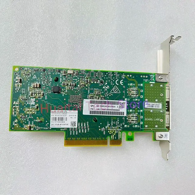 Alt view image 2 of 4 - For Mellanox Wave ConnectX-4L 10/25G Ten Gigabit network card MCX4121A-ACAT