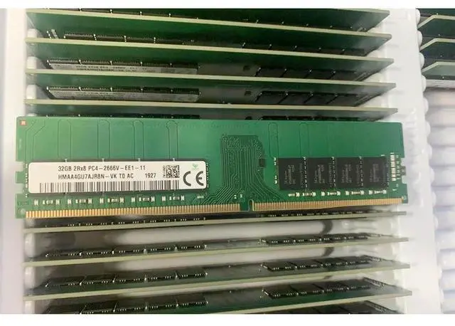 Alt view image 2 of 2 - 1PCSRAM 32GB 32G 2RX8 PC4-2666V DDR4 2666 ECC UDIMM For SK Hynix Memory