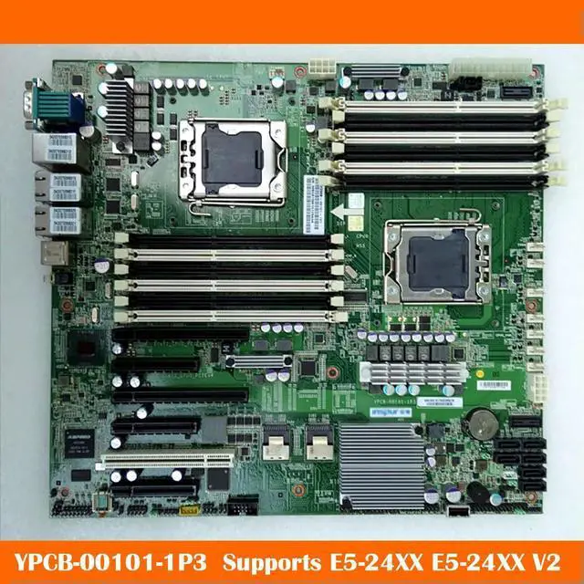 Alt view image 5 of 7 - For Inspur NF5240M3 NF5140M3 C602 1356 Supports E5-24XX Or E5-24XX V2 Series Motherboard YPCB-00101-1P3