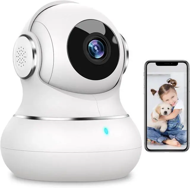 Main image of litokam Security Camera Indoor 2K, 360 Pan/Tilt Cameras for Home Security with Motion Detection, Baby Monitor for Pet/Dog with Night Vision, 2.4GHz WiFi Cam with Phone App & 2-Way Audio