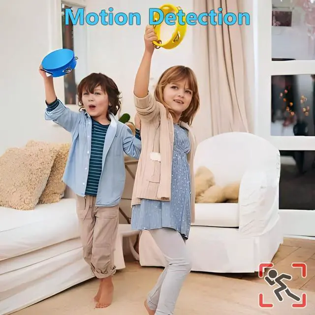 Alt view image 4 of 7 - 64GB Small Nanny Cam Security Camera,1080P Motion Detection (Royal Black)