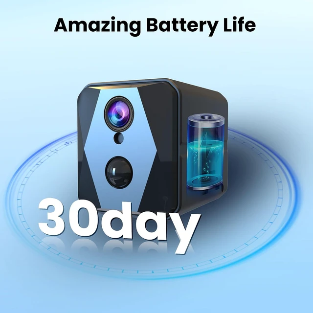 Alt view image 4 of 7 - 4K True Wireless Hidden Spy Camera 2.4G WiFi, 30-Day Standby, Cloud/SD Storage, Auto Night Vision, Precise Motion Detection for Home