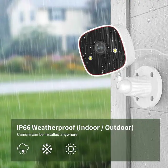 Alt view image 7 of 7 - Jennov Outdoor/Indoor Security Cameras 5Ghz/2.4Ghz, 2K HD WiFi/Color Night Vision/Motion Detection /2-Way Audio/IP66 Waterproof Pet Dog Cat Baby Monitor Camera for Home Security
