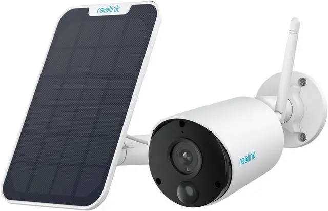Main image of REOLINK 2K 3MP Solar Security Camera, Wireless Home Security Camera Outdoor Indoor, Night Vision, Human/Car Detection, 2.4G WiFi, Local Storage, No Monthly Fee, Support Home Hub, Argus Eco+Solar Panel