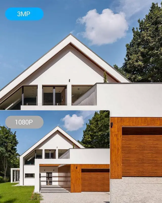 Alt view image 7 of 7 - EZVIZ 2K Outdoor Camera for Home Security, WiFi Surveillance Camera Outside with Color Night Vision, No Subscription with Two-Way Talk, Motion Detection, IP67, Alexa/Google, 256 SD | C3TN 3MP