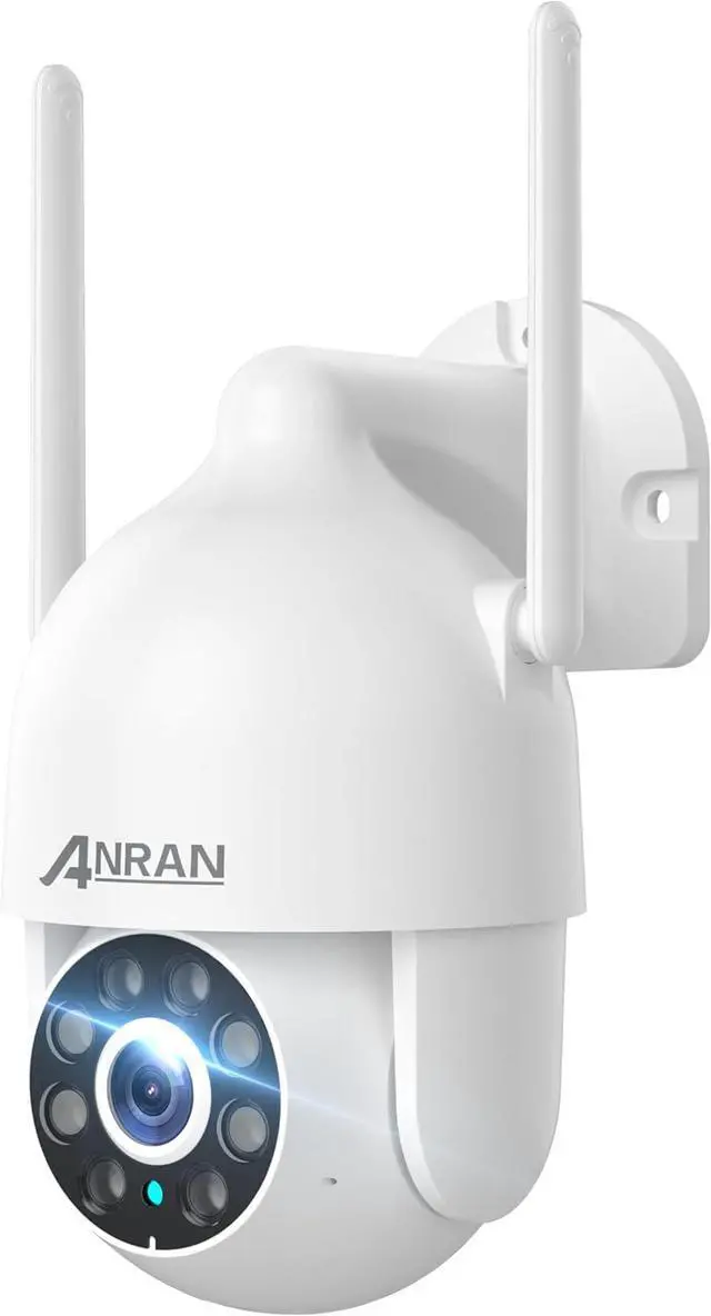 Main image of ANRAN 2026 Limited 2K Wireless Outdoor Security Camera, 5Ghz PTZ Home Security Camera with 360° View and Auto Motion Tracking,2.4G WiFi Dome Surveillance Camera,Spotlight Siren,Night Vision,Audio
