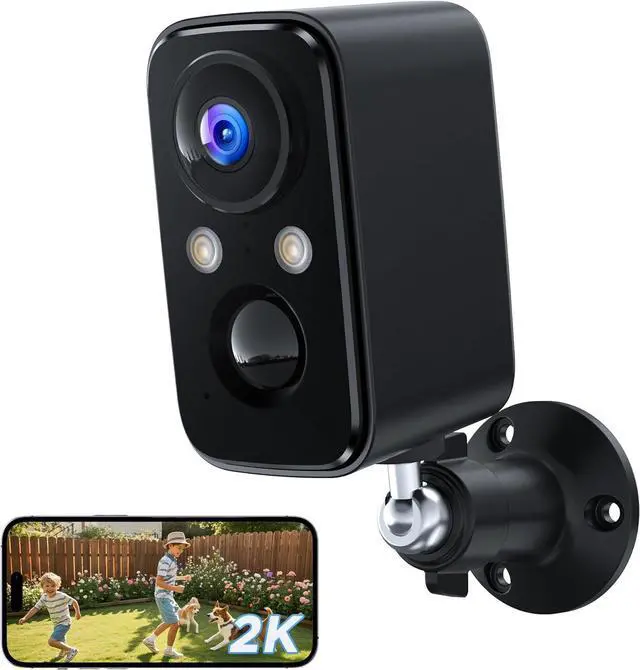 Main image of Security Cameras Wireless Outdoor Battery: 2K WiFi Camera Indoor for Home Security System - CCTV Camera Waterproof Night Vision Camaras de Seguridad para Casa Inalambricas