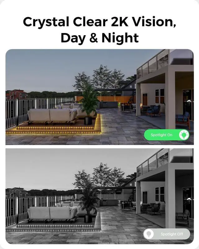 Alt view image 3 of 7 - REOLINK 2K 3MP Solar Wireless Security Camera Outdoor, Spotlight Night Vision, 2.4GHz WiFi, Solar/Battery Powered Home Surveillance, Smart AI Detection, No Subscription, Local Storage, Argus 3E Kit