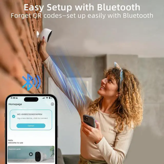 Alt view image 4 of 7 - 4PC 2.4G/5GHz WiFi Security Cameras Wireless Outdoor,2K Battery Home Security Camera with AI Detection,Siren, Surveillance Indoor Home Camera, Color Night Vision,2-Way Talk,IP65, Cloud/SD, Works Alexa