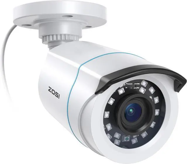 Main image of ZOSI 2MP 1080p HD Security Camera Outdoor Indoor 1920TVL (Hybrid 4-in-1 HD-CVI/TVI/AHD/960H Analog CVBS),24PCS LEDs,80ft Night Vision, 90°View Angle, Weatherproof Surveillance CCTV Bullet Camera