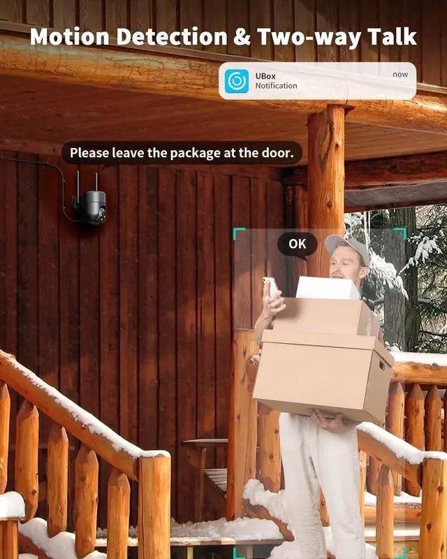 Alt view image 7 of 7 - LIWAN 4G LTE Cellular Security Camera Outdoor Wired, No WiFi Security Camera, Plug-in for 24/7 Recording, 360° View, 2K Color Night Vision, 2-Way Talk, Built-in SIM Card and 32G Memory Card, Black