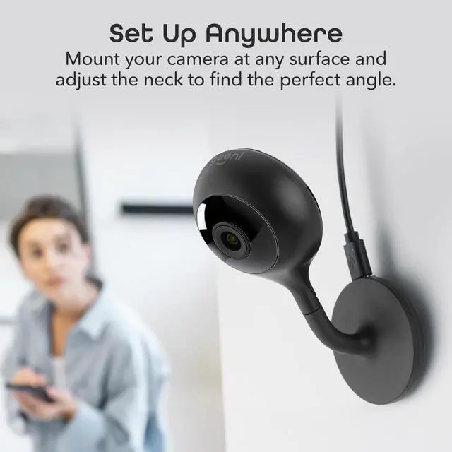 Alt view image 7 of 7 - Geeni Look 1080p Indoor Security Camera  2-Pack Full HD WiFi Indoor Camera with 2-Way Audio, Motion Detection, & Night Vision  Support for Alexa & Google Assistant