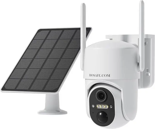Main image of Cameras for Home Security Outdoor, WiFi Outdoor Camera Wireless, Solar Security Cameras Wireless Outdoor, 360 PTZ, PIR Sensor, 2K HD Color Night Vision, 2-Way Talk, IP66 Waterproof