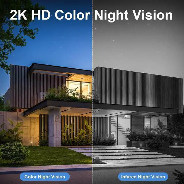 Alt view image 7 of 7 - Cameras for Home Security Outdoor, WiFi Outdoor Camera Wireless, Solar Security Cameras Wireless Outdoor, 360 PTZ, PIR Sensor, 2K HD Color Night Vision, 2-Way Talk, IP66 Waterproof