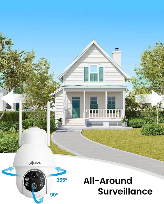 Alt view image 2 of 7 - 2K Solar Wireless Outdoor Security Camera 360° PTZ for Home Security