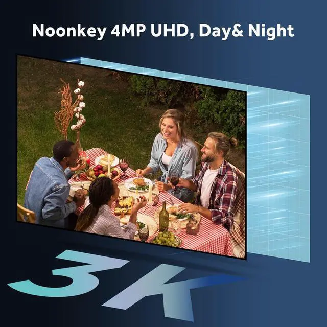 Alt view image 2 of 7 - 4MP Solar Security Camera Outdoor, 5G&2.4GHz Wireless Rechargeable Battery Cam with Spotlight/Siren, AI Human Detection, Color Night Vision, 2-Way Audio, IP65 Waterproof, Alexa,No Power Needed