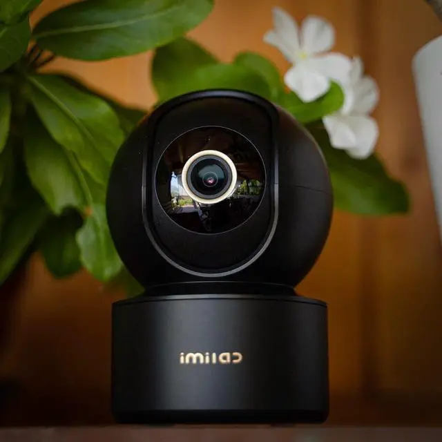 Alt view image 2 of 7 - IMILAB C22 3K Security Indoor Camera - 360° View Home Camera with Color Night Vision for Baby/Pet Monitor, Plug-in 2.4Ghz WiFi 6 Inside Cam, 2-Way Audio, AI Detection, Local/Cloud Storage(Black)