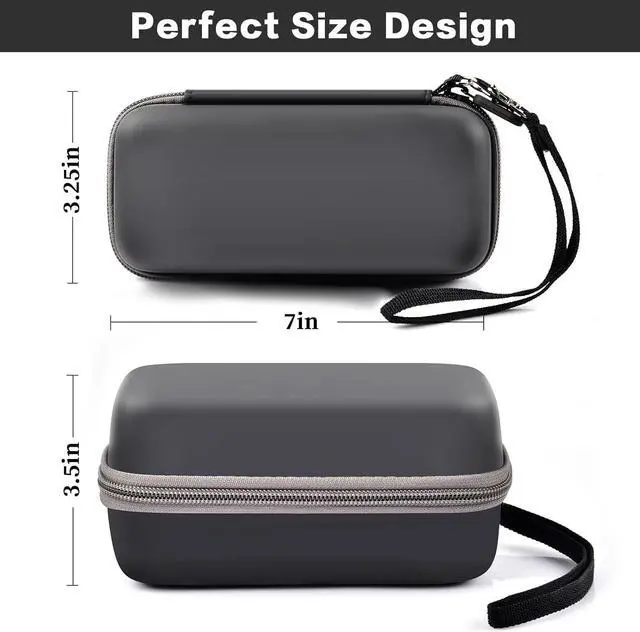 Alt view image 3 of 7 - casmilee Case Compatible with Anker 737/735/ 736/717 USB-C Portable Charger Power Bank, Fast Foldable Wall PowerBank Bag for GaN Prime Nano II AC Adapter, Powercore Pocket for lights Cable - Black