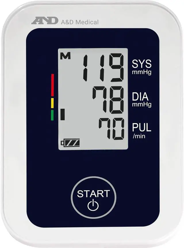 Alt view image 2 of 7 - A&D Medical Blood Pressure Monitor for Home Use, UA-651  Upper Arm Precise BP Machine  Wide Range Cuff (8.6 / 22-42cm), Adults, 4 AA Batteries