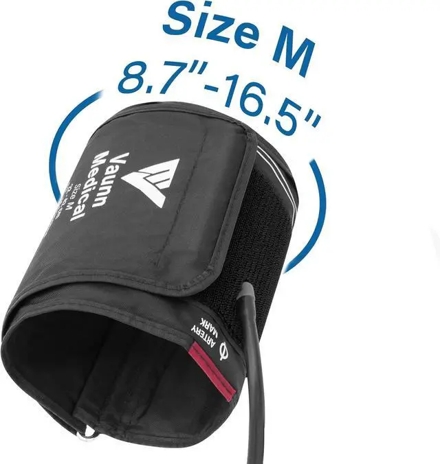 Alt view image 2 of 7 - FSA/HSA Eligible, Vaunn Medical Automatic Upper Arm Blood Pressure Monitor, Medium Arm Cuff 8.7" - 16.5"