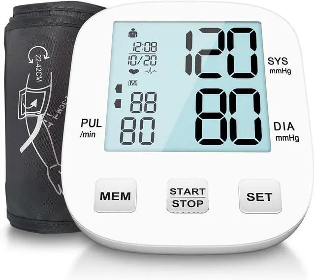 Main image of Blood Pressure Monitor-HOLFENRY Blood Pressure Monitors for Home use, Accurate Upper Arm Automatic Digital BP Machine with 9-17inches Blood Pressure Cuff and AAA Batteries