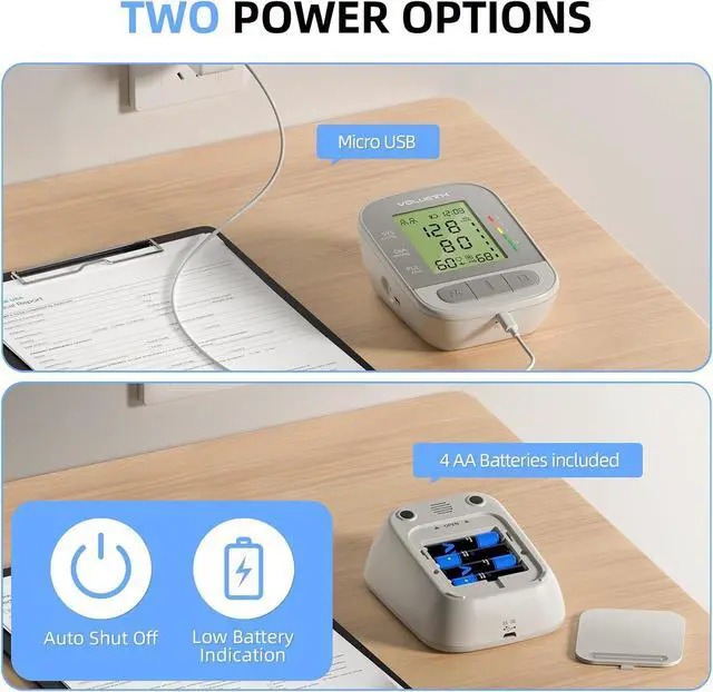 Alt view image 3 of 7 - Pediatric Blood Pressure Cuff, Blood Pressure Monitor for Kids & Adult, Small Cuff 7"-9"Medium/Large Cuff 9"-17"Perfect for Health Monitoring