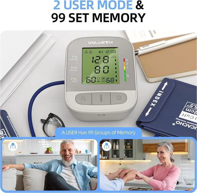 Alt view image 6 of 7 - Pediatric Blood Pressure Cuff, Blood Pressure Monitor for Kids & Adult, Small Cuff 7"-9"Medium/Large Cuff 9"-17"Perfect for Health Monitoring