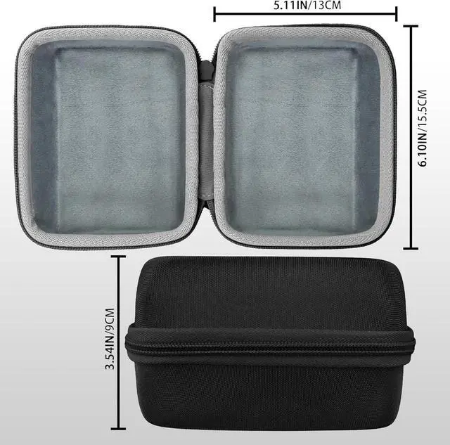 Alt view image 6 of 7 - co2CREA Hard Case Replacement for OMRON Evolv Bluetooth Wireless Upper Arm Blood Pressure Monitor BP7000 HEM-7600T-BK (Black Case)