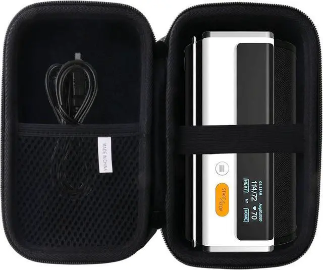 Main image of Hard EVA Carrying Case Compatible with Lovia/Wellue Smart Blood Pressure Monitor,Upper Arm Cuff BP Machine Storage case.