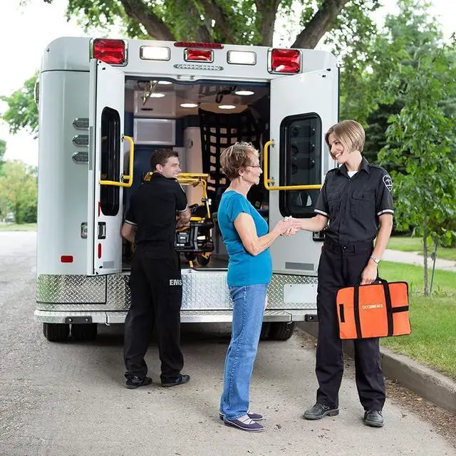 Alt view image 3 of 7 - Dixie EMS Aneroid Sphygmomanometer Kit, Manual Blood Pressure Monitor Set with 5 Cuffs for Infant, Child, Adult, Large Adult, Thigh, & Carrying Case - Orange