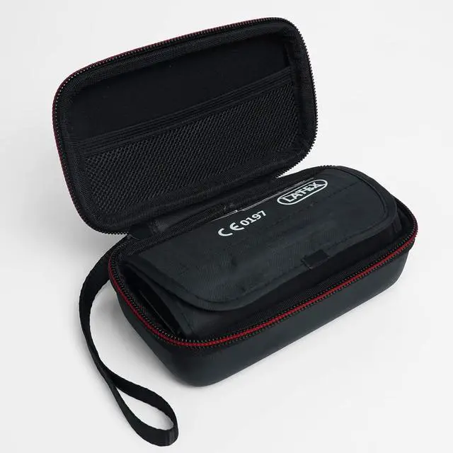 Alt view image 2 of 6 - Travel Storage Case for Checkme Blood Pressure Monitor - BP2BP2 CnnectBP2A & BP2A Relax, A Compatible Smart Upper Arm BP Machine Case