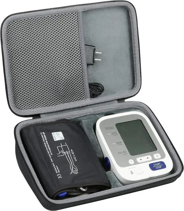 Main image of co2CREA Hard Case for OMRON Bronze Blood Pressure Monitor BP5100 / 5 Series Upper Arm Blood Pressure Monitor BP742N, Portable Travel Case Replacement