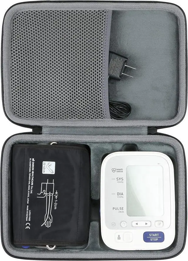 Alt view image 2 of 7 - co2CREA Hard Case for OMRON Bronze Blood Pressure Monitor BP5100 / 5 Series Upper Arm Blood Pressure Monitor BP742N, Portable Travel Case Replacement