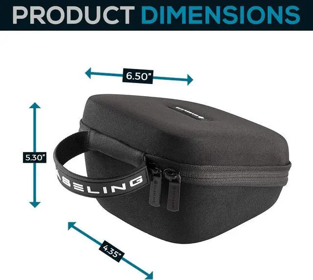Alt view image 3 of 7 - caseling Hard Shell Case for Omron 5 Series BP742N Blood Pressure Monitor - EVA Protection Carrying Storage Travel Holder - Protective Pouch for Electronics
