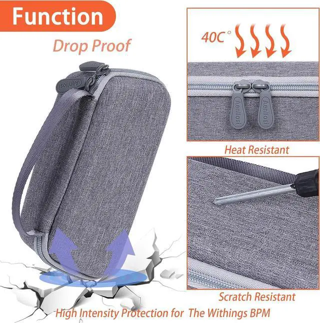 Alt view image 3 of 7 - Aenllosi Hard Carrying Case Compatible with Withings BPM Connect Wi-Fi Smart Blood Pressure Monitor,Holder for Wireless Blood Pressure Monitor(Case Only)