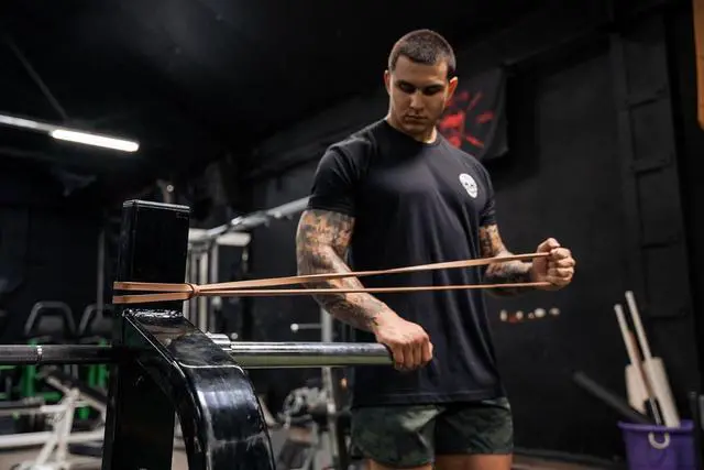 Alt view image 7 of 7 - Gymreapers Resistance Bands for Working Out  Elastic Pull Up Exercise Assistance Bands Set for Powerlifting, Stretching, WOD, Strength Training  for Men & Women