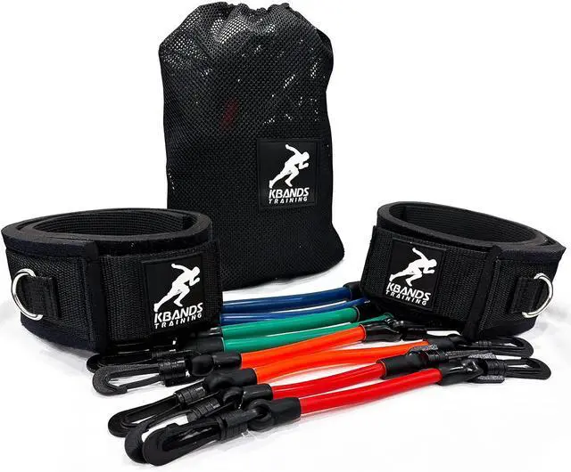 Main image of Kbands | Speed and Strength Leg Resistance Bands | Includes Speed 101 and Agility FX Digital Training Programs - Sizes for Youth, Intermediate, and Advanced Athletes