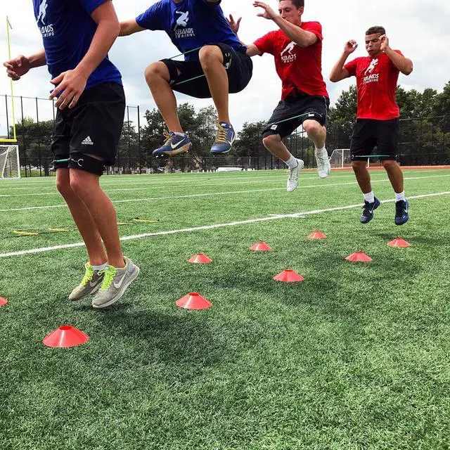 Alt view image 7 of 7 - Kbands | Speed and Strength Leg Resistance Bands | Includes Speed 101 and Agility FX Digital Training Programs - Sizes for Youth, Intermediate, and Advanced Athletes