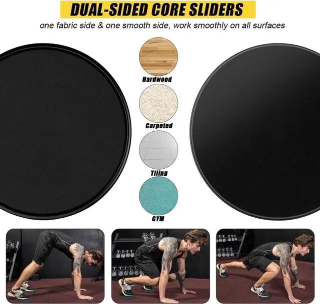 Alt view image 6 of 7 - 23 Pack Resistance Bands Set Workout Bands, 5 Stackable Exercise Bands 5 Loop Resistance Bands 2 Core Sliders, Door Anchor Handles Ankle Straps Carry Bag Instant Cooling Towel Wrist Wraps