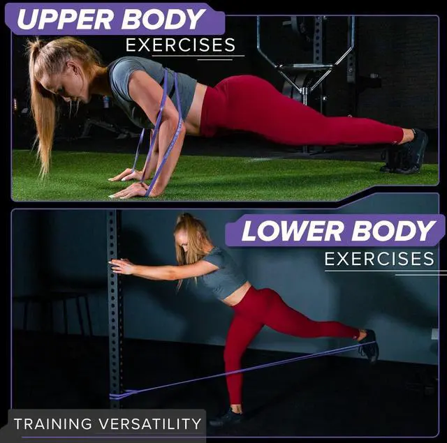 Alt view image 6 of 7 - Serious Steel 41" Assisted Pull-up Band, Heavy Duty Resistance Band Sets, Stretching, Powerlifting, Resistance Training and Pull Up Assistance Bands