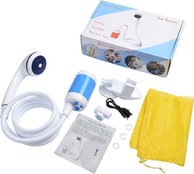 Alt view image 6 of 6 - Iron Hammer Portable Shower Camp Shower Rechargeable Shower Camping Shower pet Shower