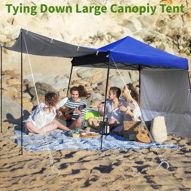 Alt view image 5 of 7 - 12 Inch Ground Stakes Heavy Duty J Hook 60-Pack Metal Spikes Galvanized Ground Hooks Anchors Rebar Ground Stakes for Fence Tent Gazbo Bounce House and Outdoor Decorations Inflatables