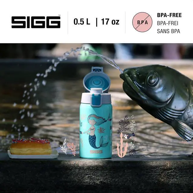 Alt view image 2 of 6 - SIGG - Stainless Steel Kids Bottle - Shield One - Suitable For Carbonated Beverages - 17 Oz