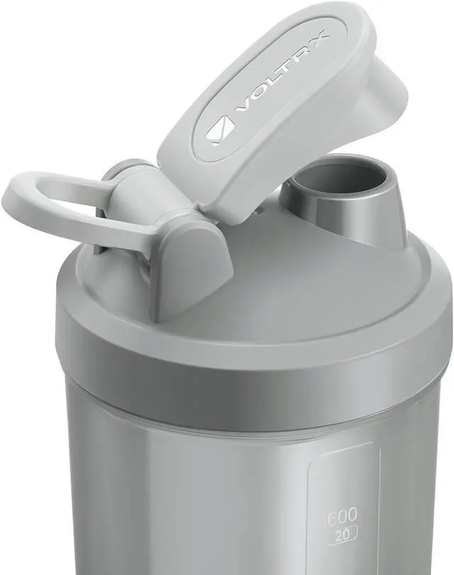 Alt view image 3 of 7 - VOLTRX Protein Shaker Bottle, Merger USB C Rechargeable Electric Protein Shake Mixer, Shaker Cups for Protein Shakes and Meal Replacement Shakes, BPA Free, 24oz